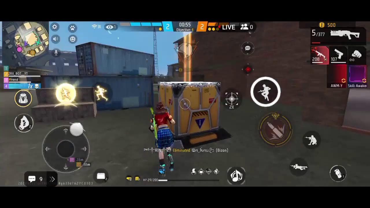 Free Fire BR rake push custom 1vs1 challenge account to join in live stream welcome to my live ☺️