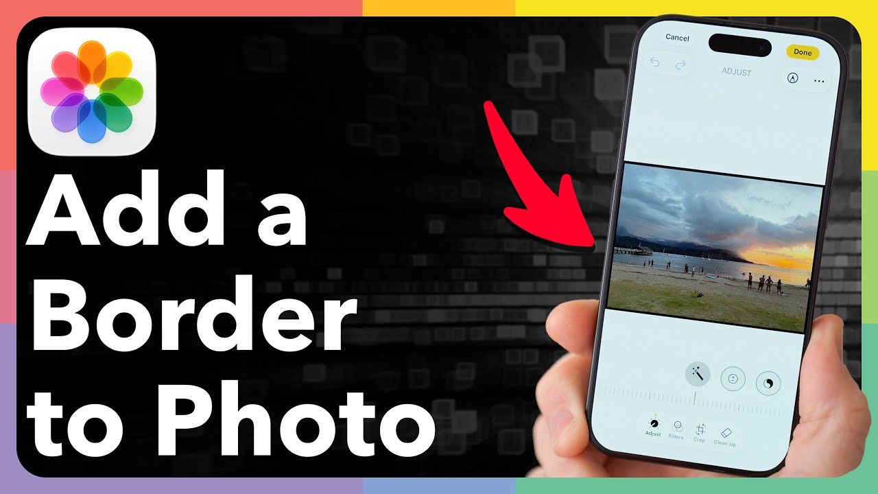 How To Add Border To Photo On iPhone