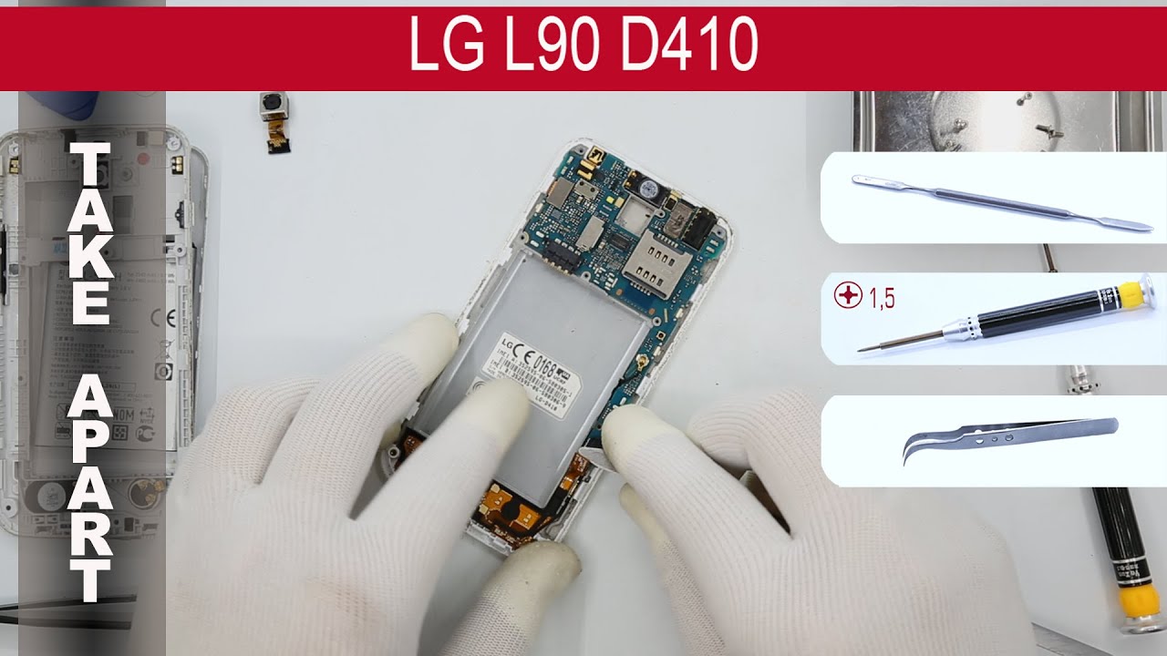Как разобрать 📱 LG L90 D410 Разборка и ремонт