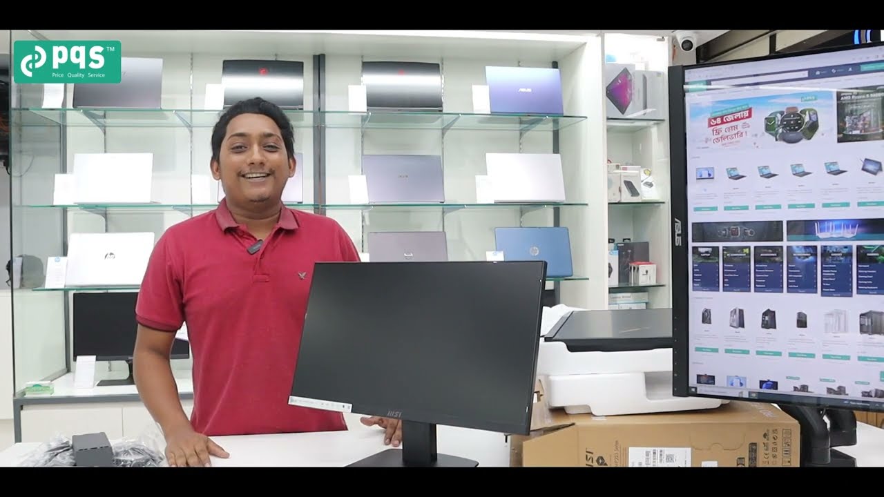 MSI PRO MP223 21.45’’ Full HD 100Hz Business Monitor Overview.