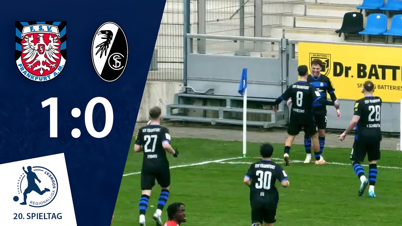 FSV holt Rang zwei zurück | FSV Frankfurt  - SC Freiburg II | 20. Spieltag RLSW