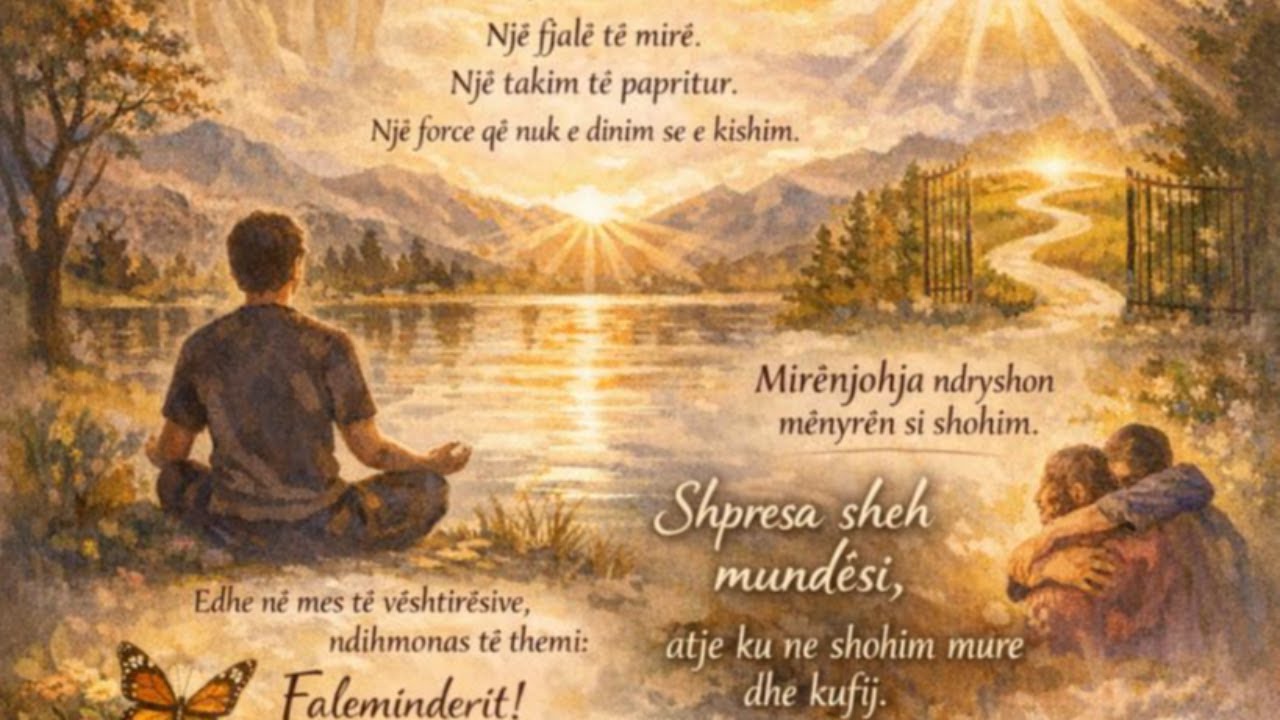 MEDITIM: Zgjedhja e Mirënjohjes dhe e Shpresës
