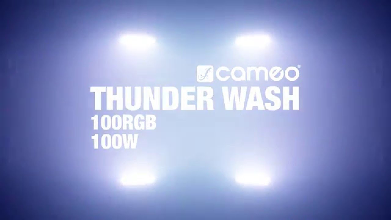Cameo THUNDER&reg; WASH 100 - 3 in 1 Strobe, Blinder and Wash Light 132 x 0.2 W