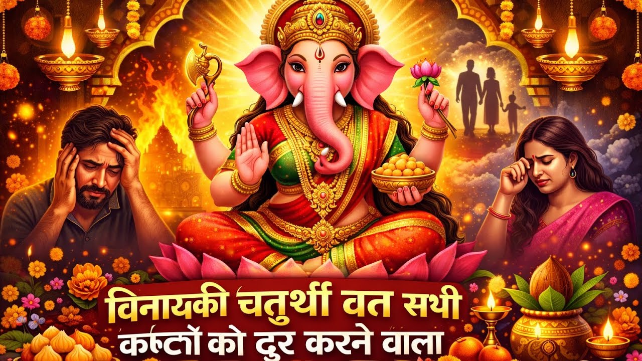 👉विनायकी चतुर्थी व्रत और कथा सुननें मात्र से आपके सारे संकट दुर हो जायेंगे 🌷🙏🙏🌷