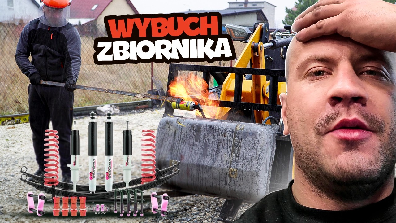 3# Jeep XJ: Tania konwersja resorów na sprężyny, bębny na tarcze. Zbiornik paliwa (wybuch?!)