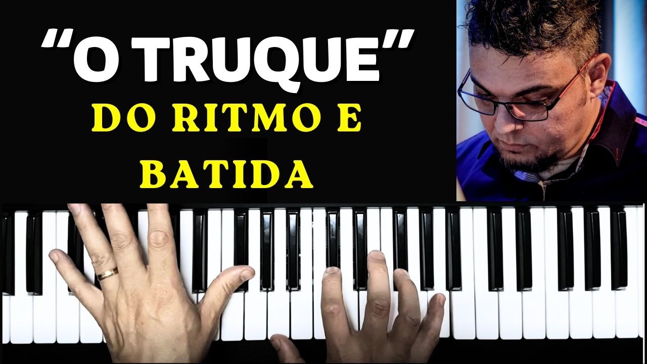O TRUQUE do RITMO e BATIDA na AULA de TECLADO mais USADO na IGREJA por Natu Simão