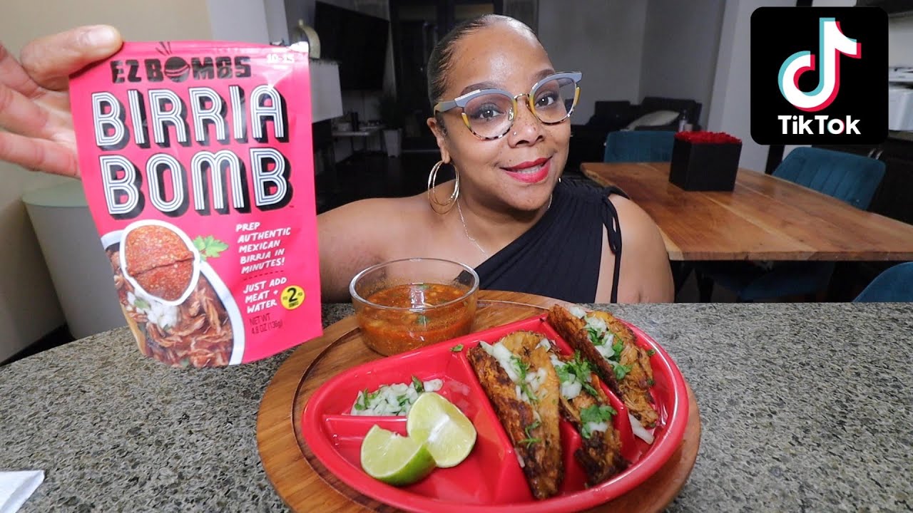TIKTOK VIRAL BIRRIA BOMB TACOS + DOES SIZE MATTER!!