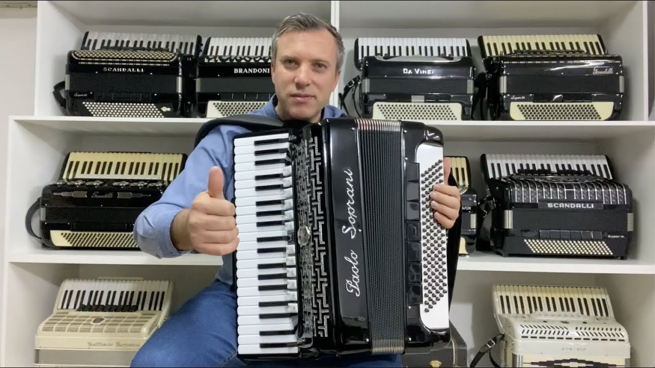 Acordeon Paolo Soprani - Quarta Polifônica - Oitavada - Jeferson Oliveira