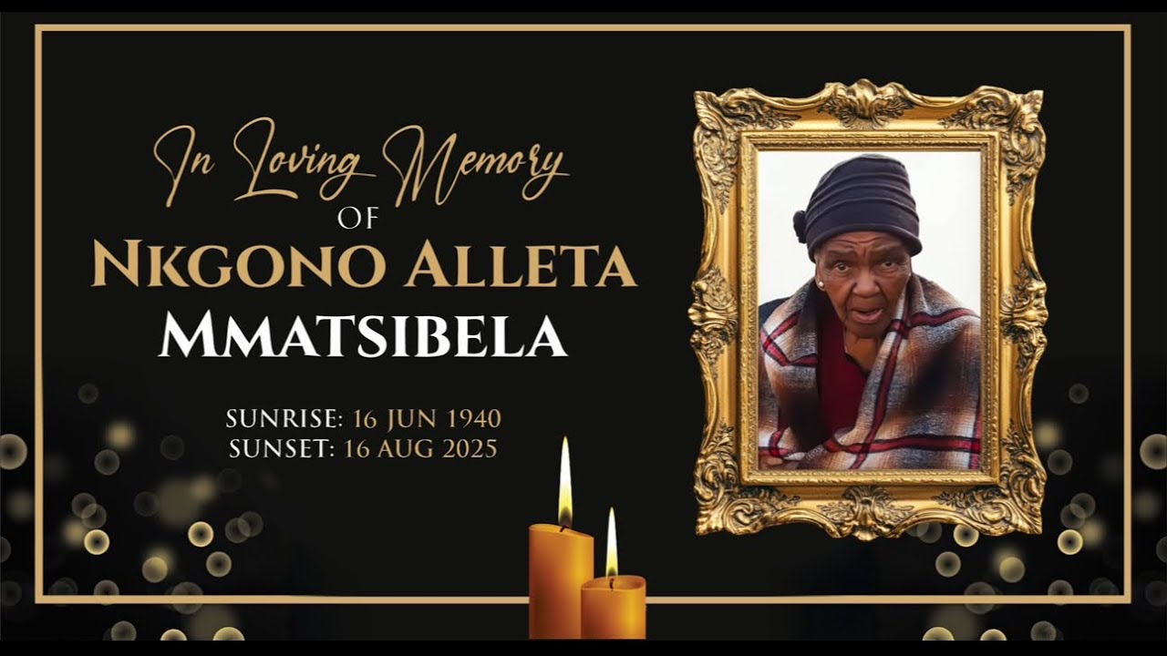 Funeral Service of Gogo Alleta Mmatsimela