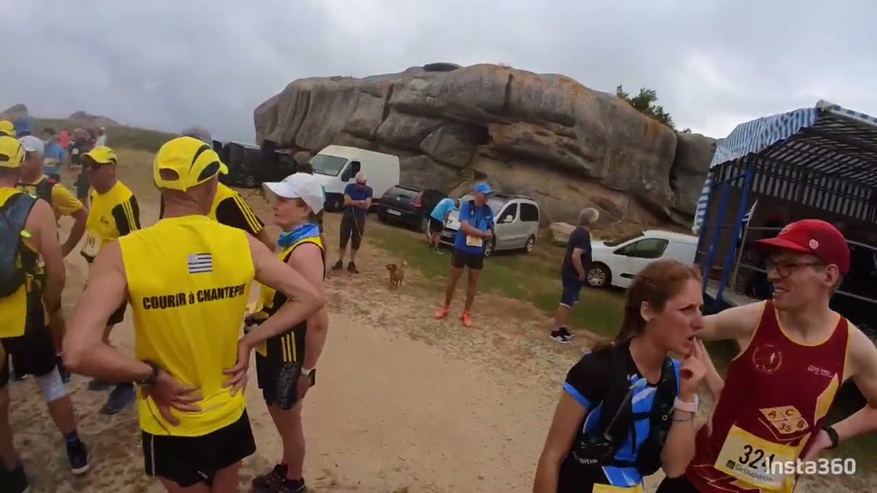 TRANSLEONARDE    Trail des naufrageurs  14km  25 juin 2023 Bretagne + podcast curcuma