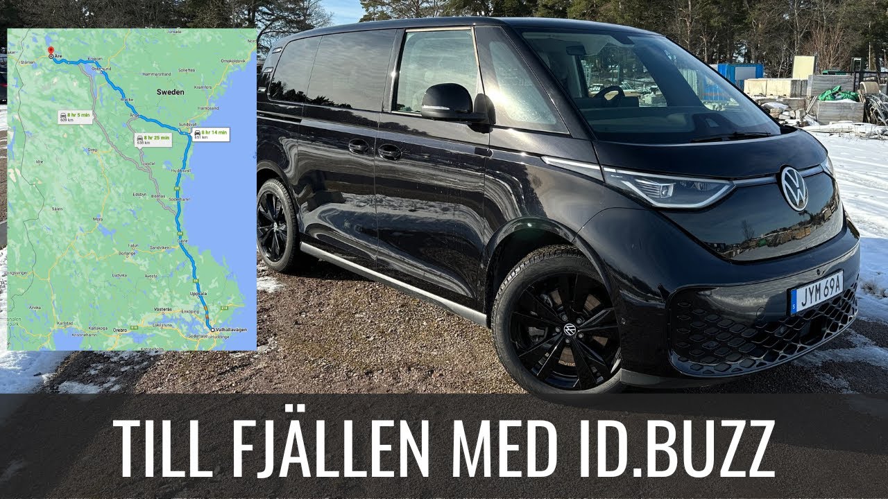 ÅREliga resan till Åre på sportlovet med VW ID.Buzz - Dag 1 | Elbilsmagasinet