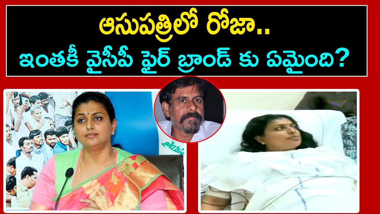Selvamani Releases Audio Tape On MLA Roja Health Condition||Roja Health Condition||Red Pepper News