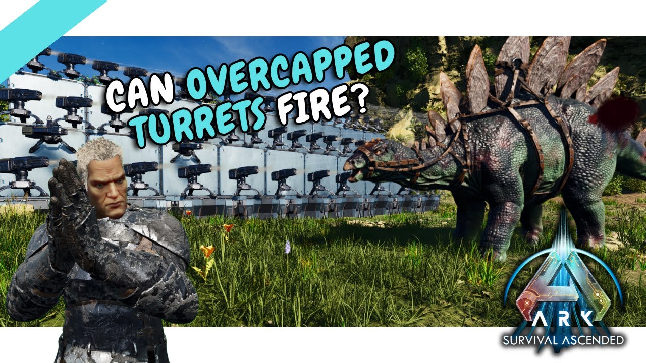 How To Set Up Overcapped Turrets And Will They Fire! Ark Ascended