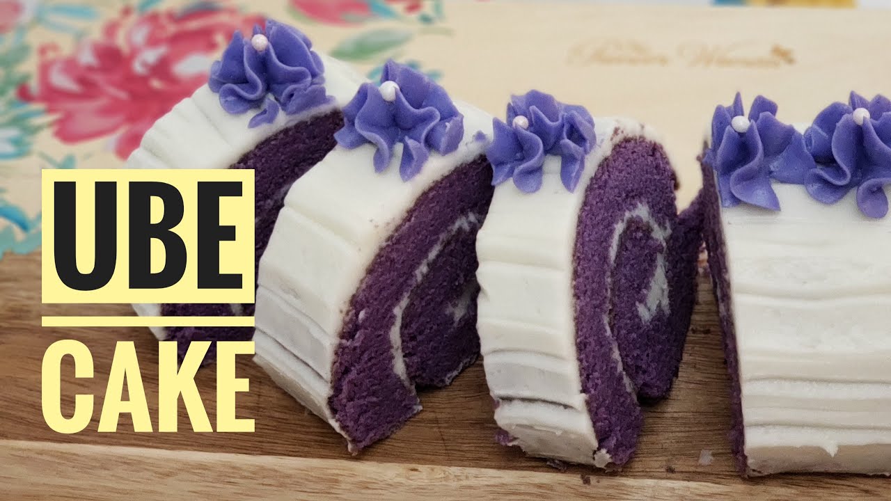 Ube Roll | Ube Cake Roll | Ube Sponge Cake