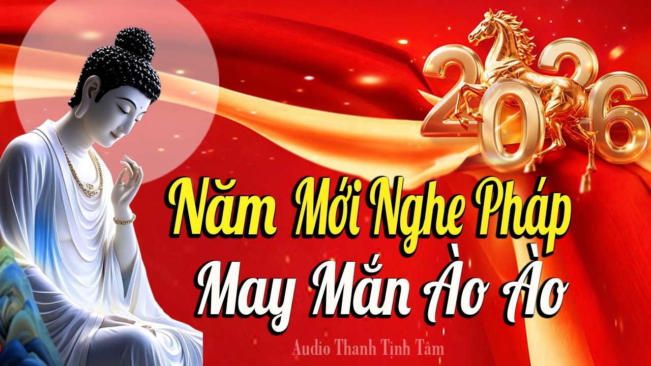 Đầu Năm Mới 2026 Nghe Pháp Tài Lộc Ào Ào May Mắn Tới Tấp - Audio Thanh Tịnh Tâm