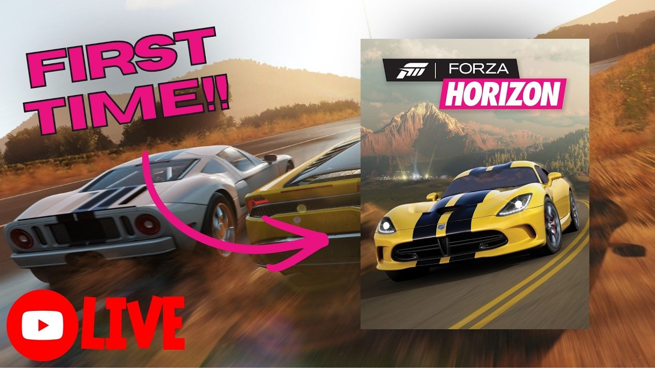 🔴LIVE - Playing Forza Horizon For The First Time!! | Road To FH6 Series