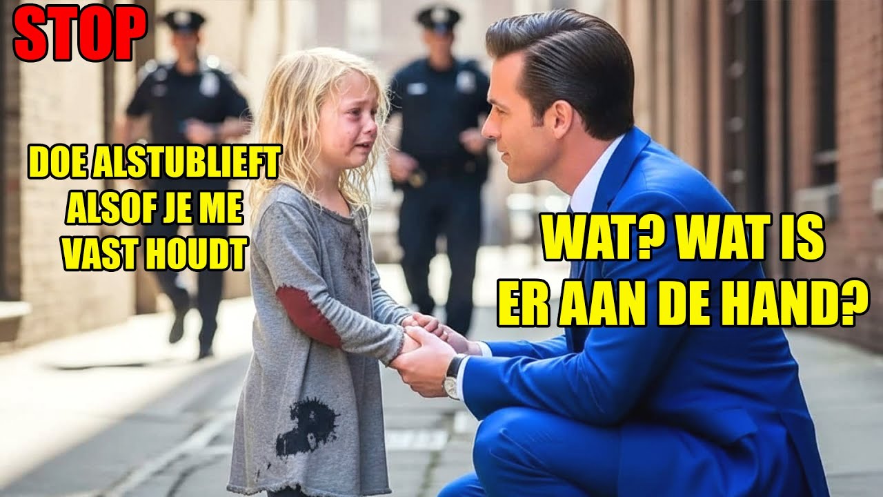 "Doe alsof je me knuffelt," zei arm meisje — Onbewust dat de vreemdeling een miljardair was.