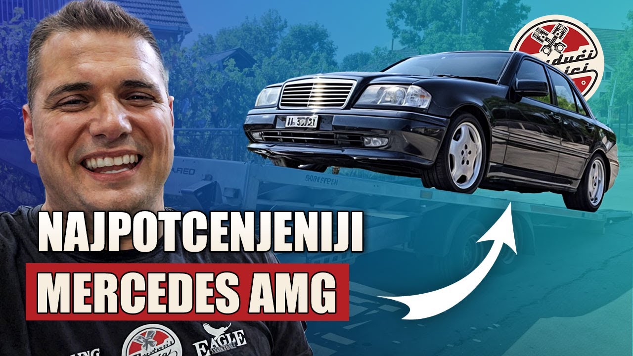 Pre&scaron;ao skoro 400.000 a kao nov! Mercedes AMG C36