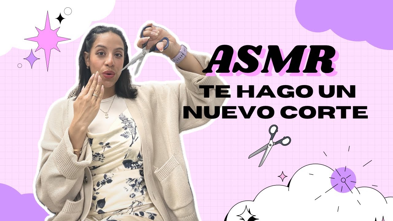 ASMR ✂️ Peluquería nocturna | Corte de cabello relajante 😴 #asmr #asmrsounds #asmrhaircut