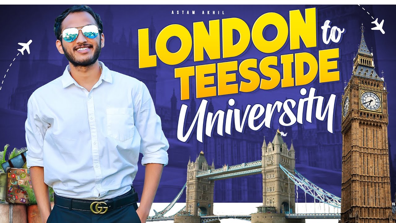 London to Teesside University Thriller Travel Vlog | Middlesbrough | Telugu Vlogs