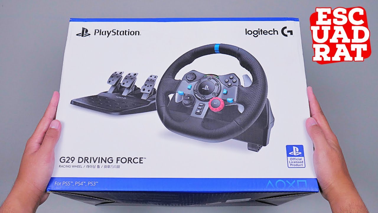 Распаковка новой версии Logitech G29 — рулевые колеса нового поколения Logitech G29 + Shifter