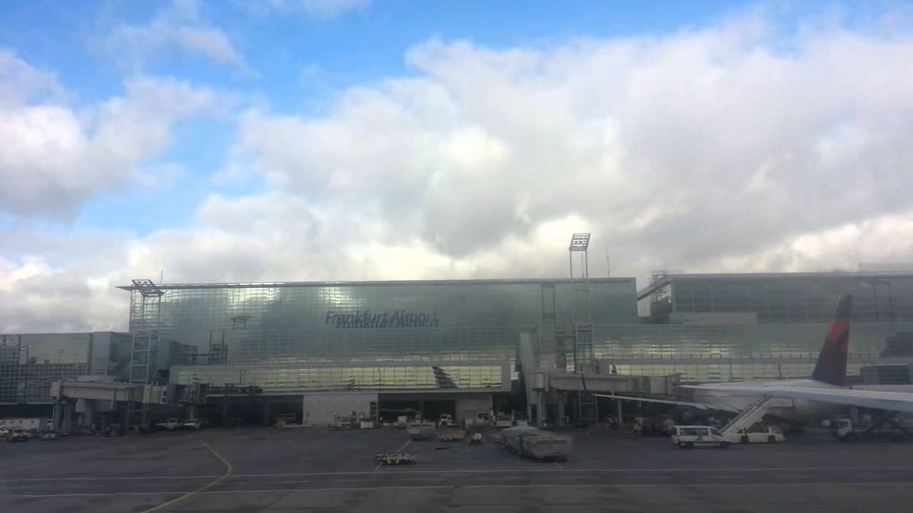 Departing from Frankfurt airport 2014