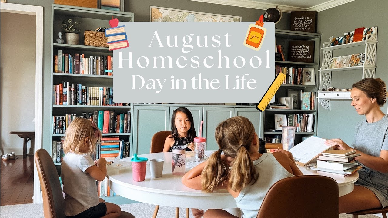 REALISTIC HOMESCHOOL DAY IN THE LIFE ✏️ 📖 🍎