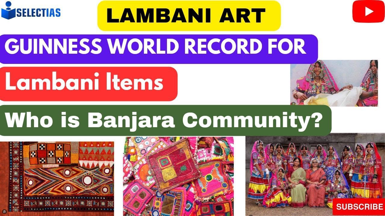 Lambani Art in News 🤷&zwj;♂️ What is Lambani Art ❓ जानिए लम्बानी कला बारे में #upsc #currentaffairs