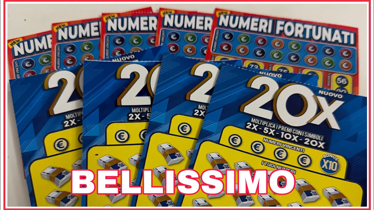 20X E NUMERI FORTUNATI 👍🎯🎯🎯