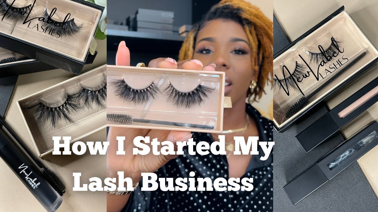 How I Started My Lash Business | NEW LABEL LASHES Inventory