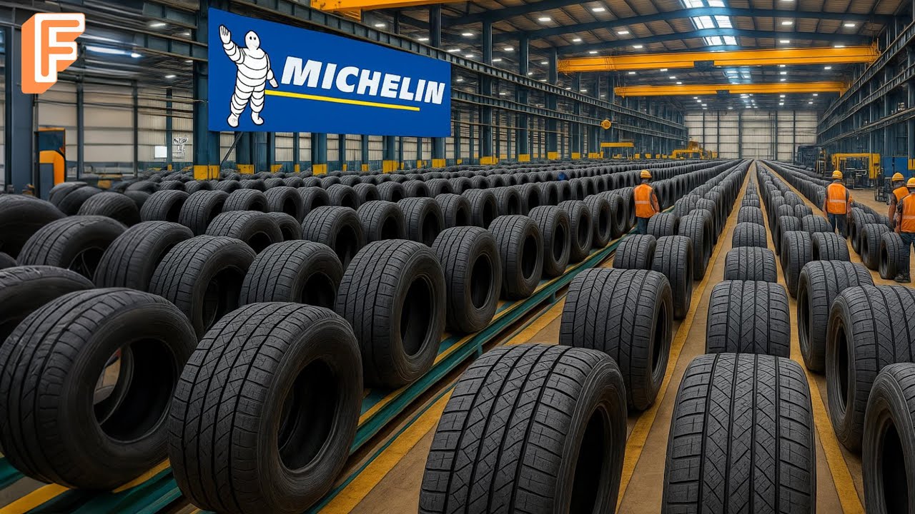 How Car Tires Are Made Inside Michelin&rsquo;s Massive Production Line