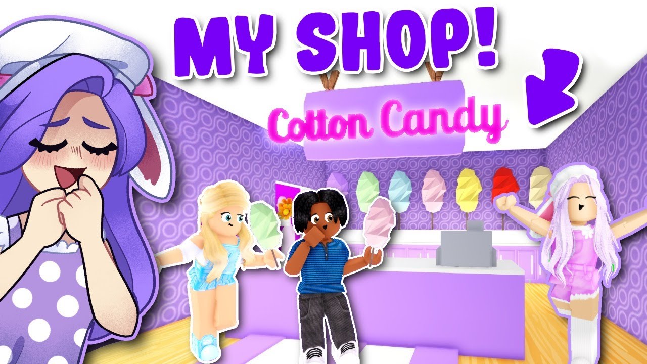 СТРОИМ СОБСТВЕННЫЙ МАГАЗИН САХАРНОЙ ВАТЫ В ADOPT ME! (Roblox)