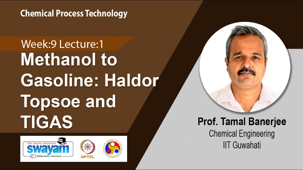Lec 31: Methanol to Gasoline: Haldor Topsoe and TIGAS​