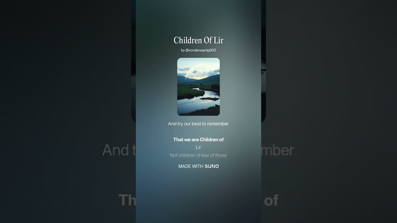 Children Of Lir - with Lyrics