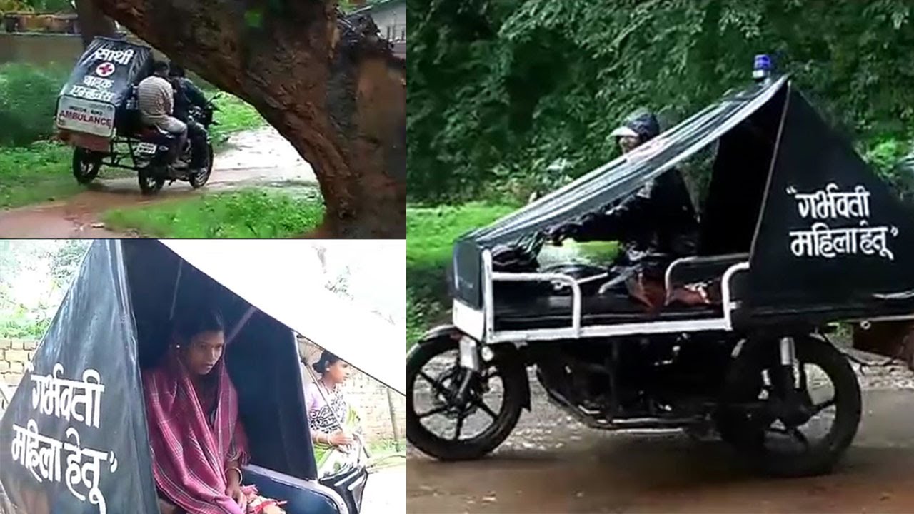 ‘Motorcycle ambulance’ helps woman deliver baby in remote Chhattisgarh village
