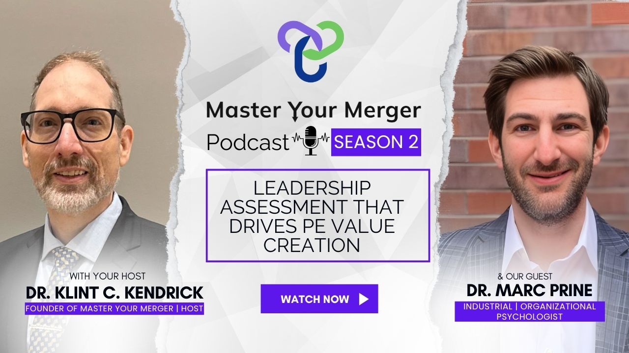 Leadership Assessment in Private Equity | Dr. Marc Prine on Fit, Red Flags, and the First 100 Days