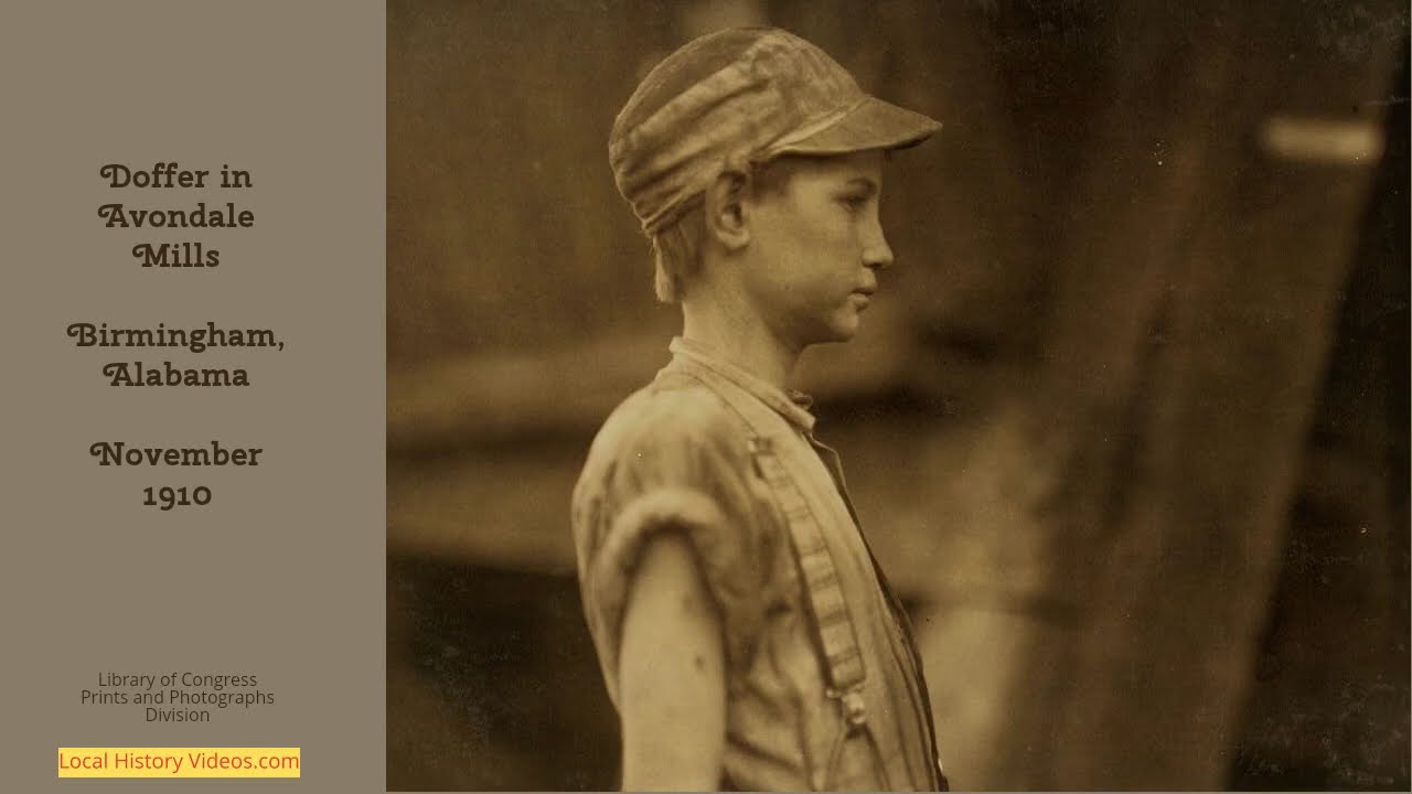 Child workers of Birmingham Alabama
