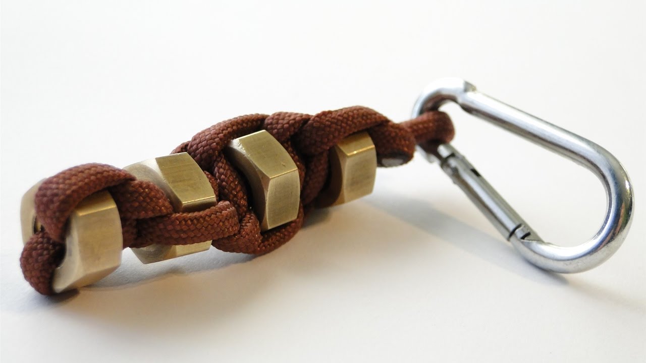 How to Make a „DNA“ Hex Nut Paracord Keychain+GIVEAWAY WINNERS