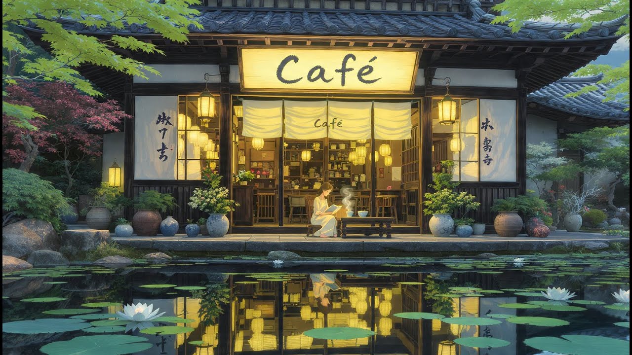 Cozy Evening Cafe | Lofi Beats for Focus