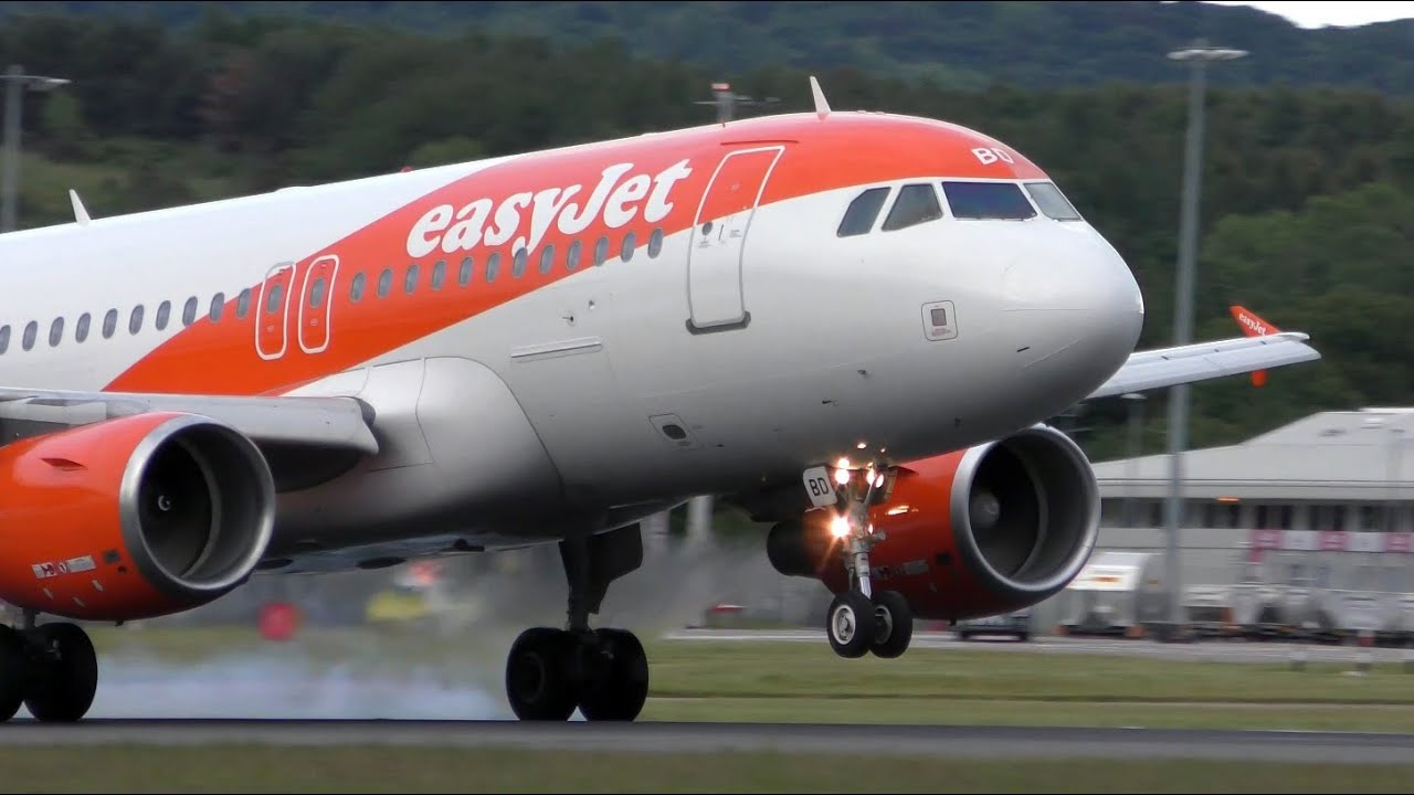 [4k] Edinburgh AMAZING TAKE OFFS and LANDINGS | CLOSE-UP