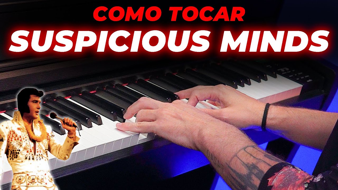 Como tocar Suspicious Minds no Teclado (ótima para melhorar ritmo)