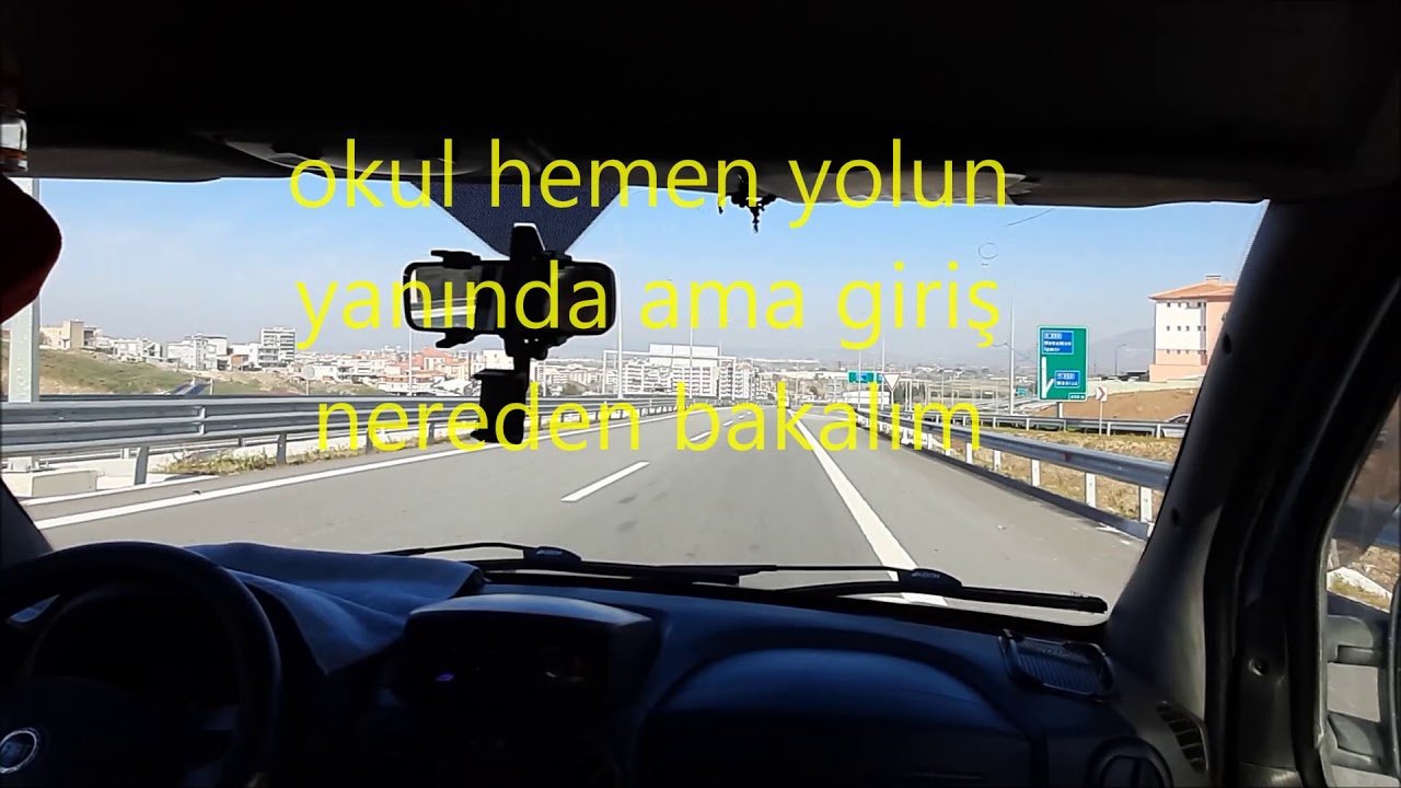İzmir Menemen ATATÜRK ANADOLU lisesi kent2 den  nasıl gidilir