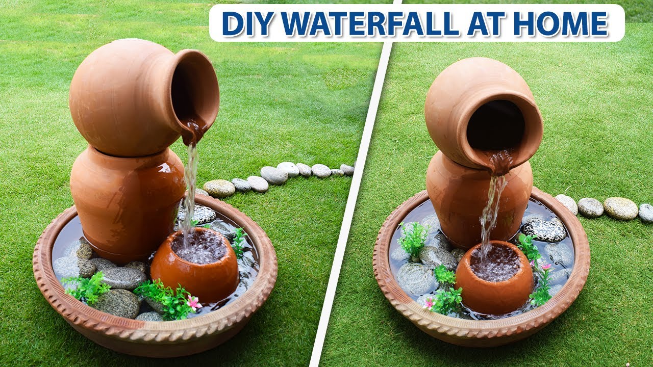 Create Your Own DIY Terracotta Waterfall at Home