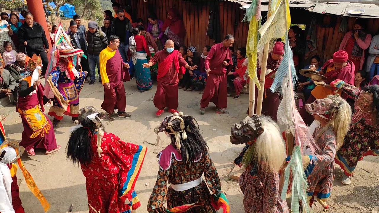 Lama dance part 1 || Tamang culture || Dase village || Thulo Dhading || Sindhupalchok