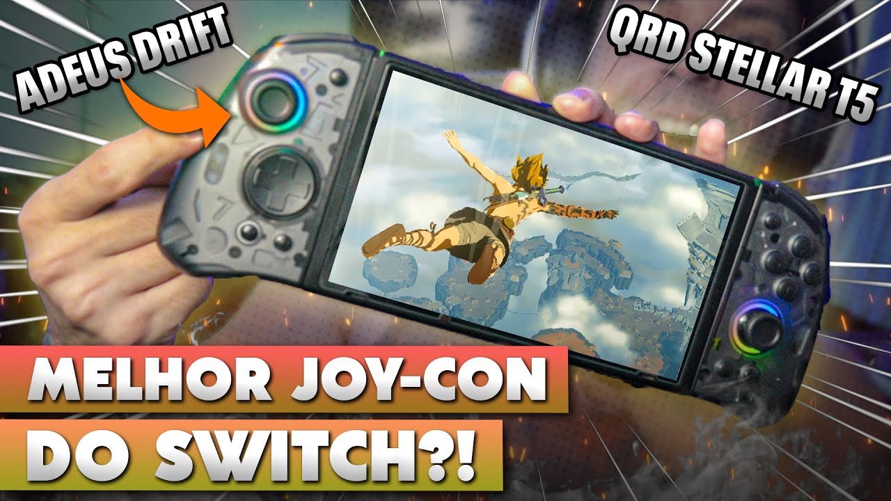 Esse é O MELHOR Joy-Con do Switch?! - QRD Stellar T5 (Unboxing e Review)