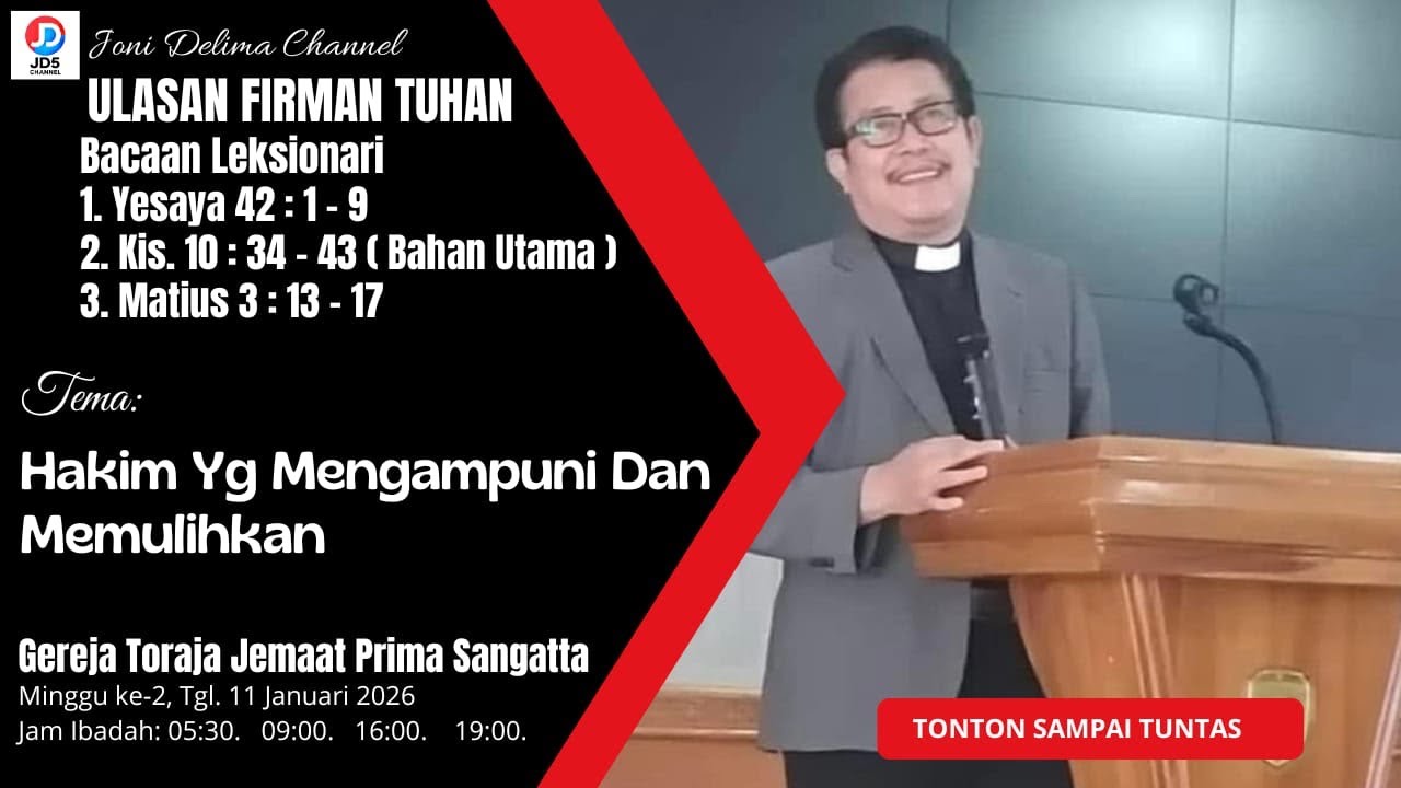 Hakim Yang Mengampuni & Memulihkan (Kisah Para Rasul 10:34-43)
