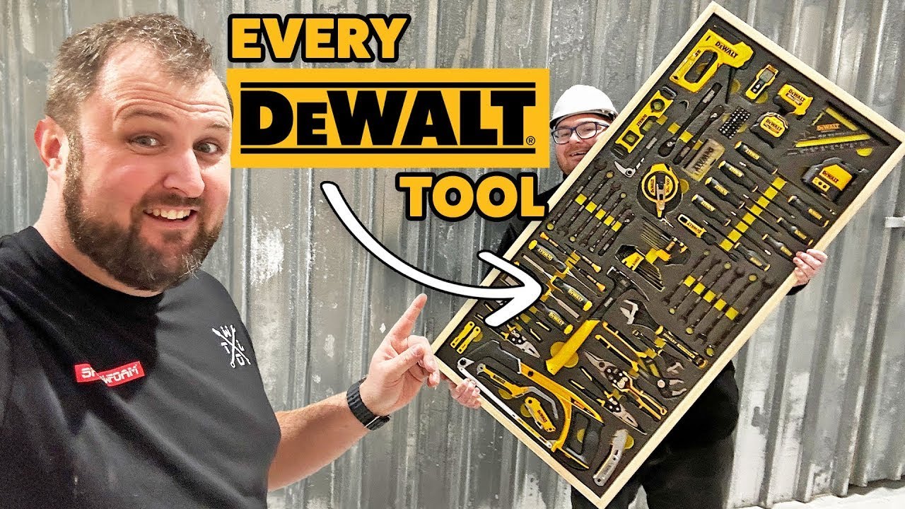 EVERY DeWalt Hand Tool ORGANIZED in Shadow Foam!