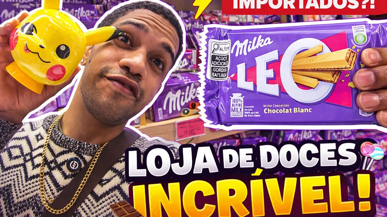 VLOG NUMA LOJA DE DOCES MUITO LEGAL!!! Quase surtei!!!