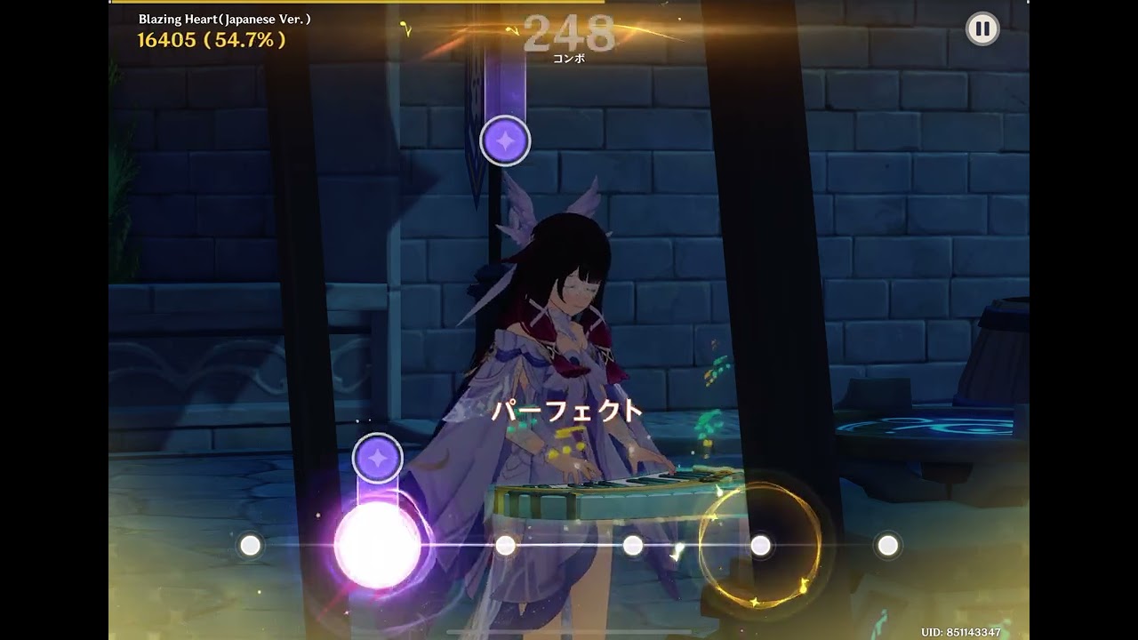 【原神】　　Blazing Heart（創作譜面）