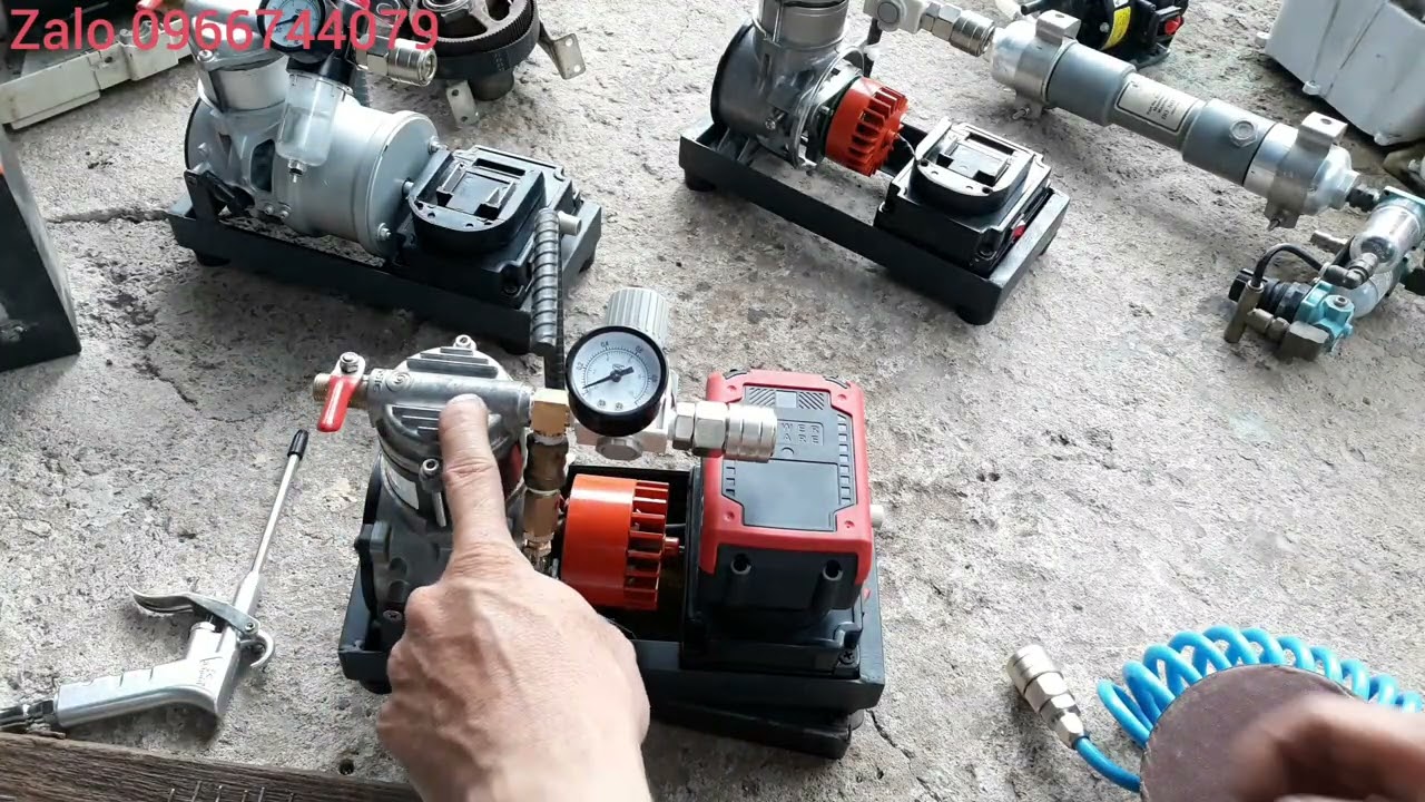Máy nén khí 12v.18v.24v.bình nén. Đầu hơi...hệ sưu tầm. Ae cần alo 0966744079